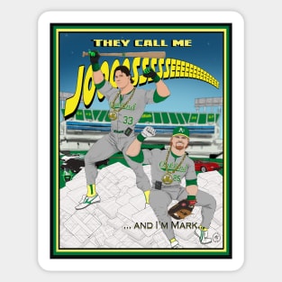 Canseco McGwire BASH BROTHERS Sticker